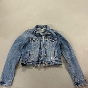 American Eagle Outfitters Classic Blue Denim Jacket